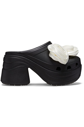 Crocs Saboti siren rosette clog - black