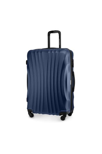 zagatto Troler mare, Albastru, 75x48x29cm, Bagaj cala, 90L, Troller, Cifru, 4 roti 360, Valiza ABS, ZG505A