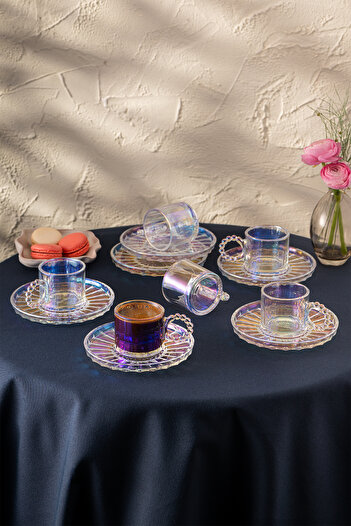 Emsan Muhabbet 100 ml Set of 6 Coffee Cups