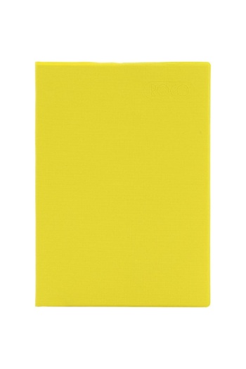 Roco Neon Yellow Lined Notebook A5 - 40 Sheets