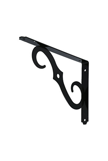 ACE Ornamental Shelf Bracket Black 10 x 7 Inch