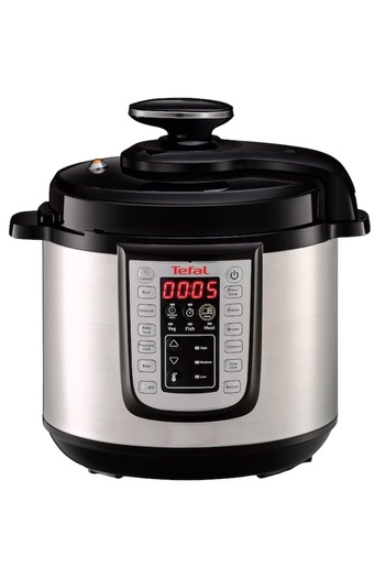 TEFAL Cy505e30 One Pot – Oală Electrică Sub Presiune, 6l, 1200w, 25 Programe Automate
