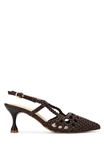 Tamer Tanca Women's Vegan Brown Heeled Shoes