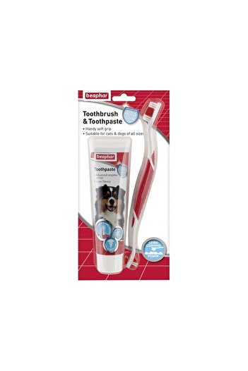 Beaphar Beaphar Toothbrush and Toothpaste Combipack - 100 g