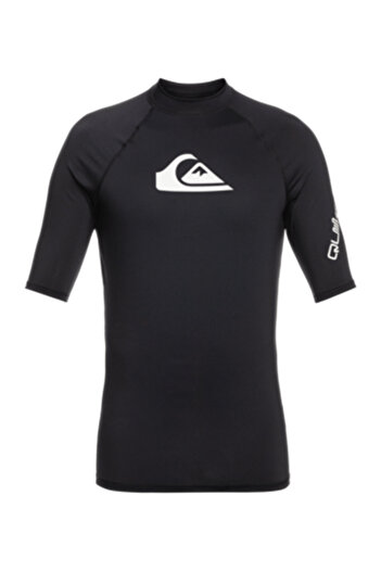 Quiksilver All Time Uv Protection Short Sleeve Children's Swimsuit Eqbwr03212-Black