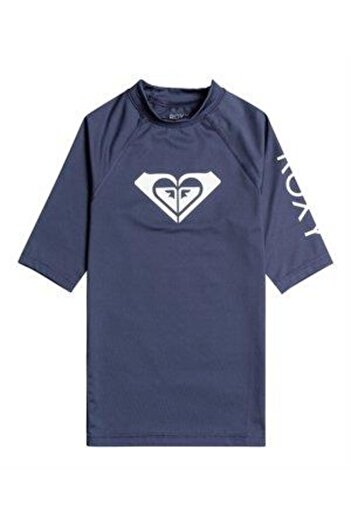 Roxy Wholehearted Uv Protection Short Sleeve Children's Swimsuit Ergwr03283-Navy