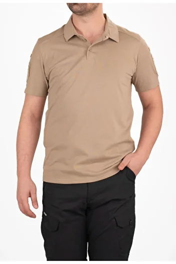NKYSTORE Tactical T-shirt – Σχέδιο μανίκι με τσέπη με γιακά πόλο, αναπνεύσιμο ύφασμα