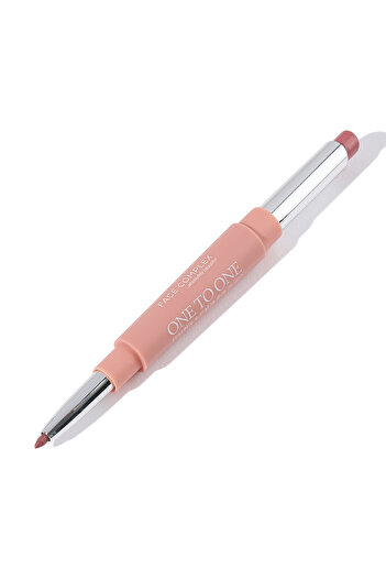 FACE COMPLEX One To One Lipstick Pencil, Ruj Cu 2 Capete 01 - Italia