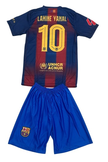 TETYS 2026 10 New Jersey Number New Season Barselona Lamine-Yamal Football Kids Jersey Set of 2