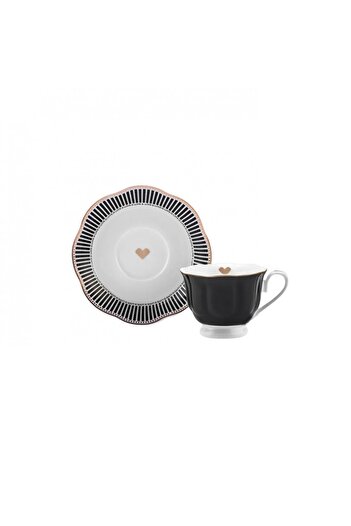 Karaca Karaca Piraye Kaffeetassen-Set für 6 Personen, 80 ml