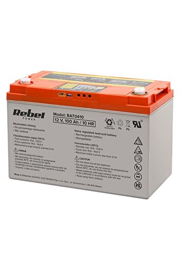 Rebel ACUMULATOR GEL PLUMB DEEP CYCLE AFISAJ 12V 100AH