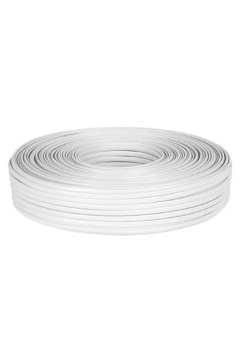 OEM 4-WIRE TELEPHONE CABLE WHITE -100M