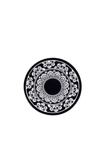 huitich Circle Silicone Anti-Skid Mat for Car Dashboard Black