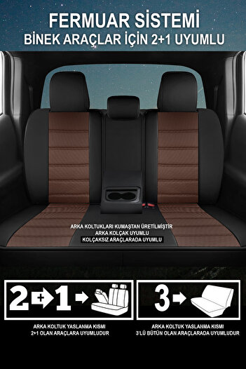 GM-DESIGN Carusa Series Universal Auto Seat Cover - 5 Seats Full Set