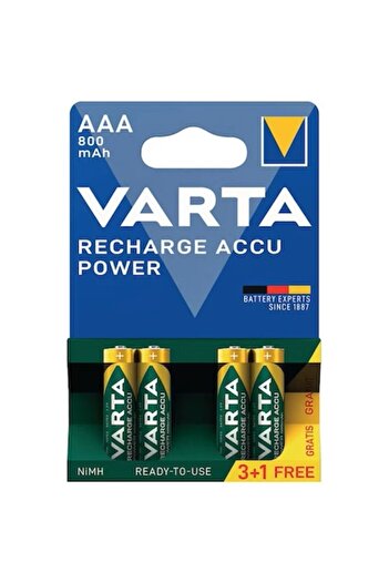 Varta Acumulatorii Recharge Accu Power Aaa 800 mah