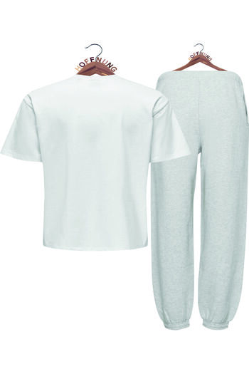 HOFFNUNG Full Pants Eiffel Tower Oversize