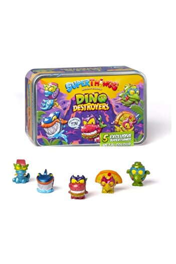 SuperThings Set of 5 SuperThings Dino Destroyers boxed figures