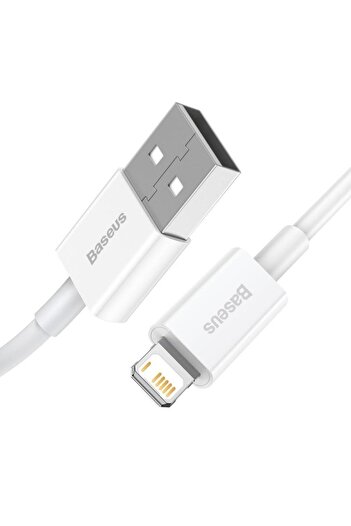 Baseus Baseus Superior Series CALYS-02 data cable, USB to Lightning, 2.4A, 0.25m (White)