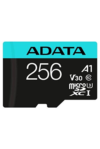 Adata Card de memorie ADATA Premier, MicroSDXC, 256GB, UHS-I, Class 10, U3 + Adaptor microSD