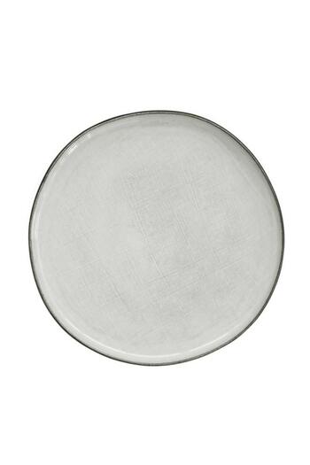 Generic Easy Life Stoneware Round Side Plate Country Grey 20.5cm R2392#COGR