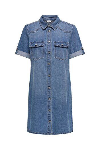 ONLY Jeanskleid ONLLISA Kurzes Kleid