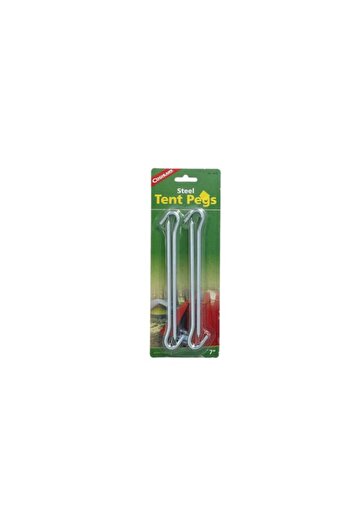 Generic COGHLANS 4-Piece Steel Tent Pegs Silver 7inch