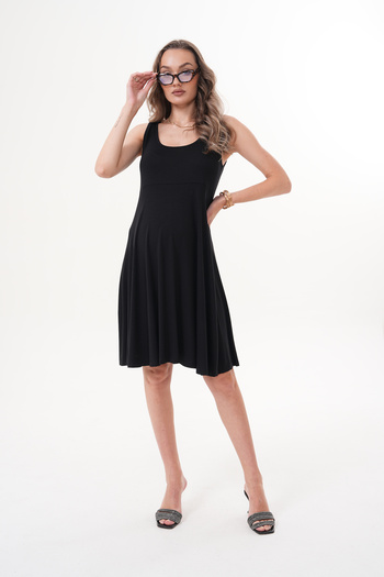 Miss Dünya Lissa Pregnant and Maternity Sleeveless Knitted Fabric Midi Dress
