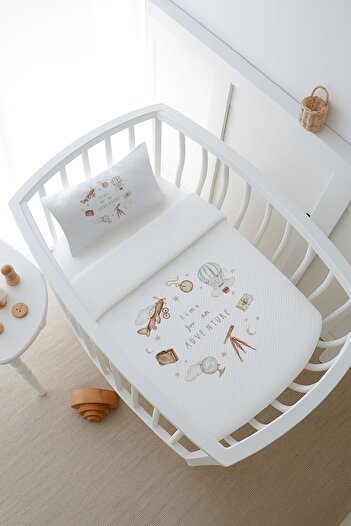 Tuğba Kuğu Pike Set - Royal Series - Adventure Baby - 60 X 100 cm
