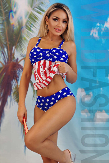 WildFashion Swimsuit with tank top and briefs SW830RR-43