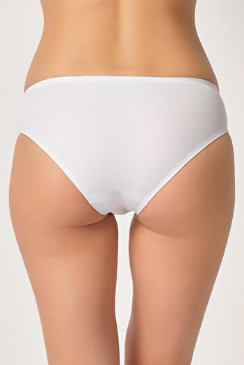 bazaar-turkey all you need WHITE MI Emay 2803 سراويل داخلية مقطوعة بالليزر