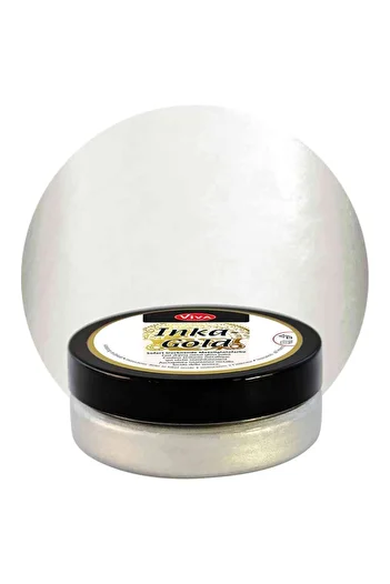 Viva Decor Inka-Gold metallic wax paint, VIVA DECOR, 62.5g Platinum grey