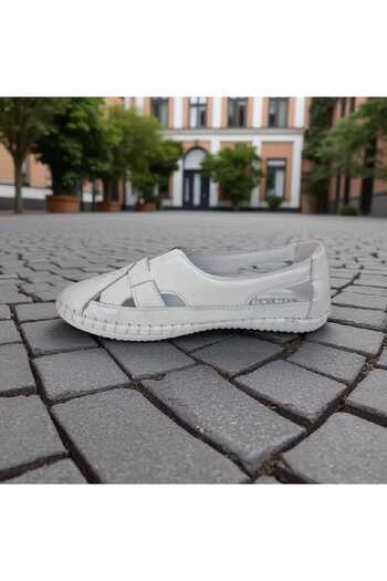 Berenni Women's Inner and Outer Genuine Natural Leather Ultra Comfortable and Orthopedic Shoes with Thermo Sole Feature