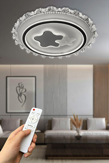 RSCOLLECTIONS Modaluna Plafonyer Kumandalı Led Avize