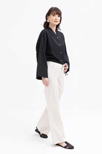 ALLDAY Stone-Wide Leg Lycra Trousers