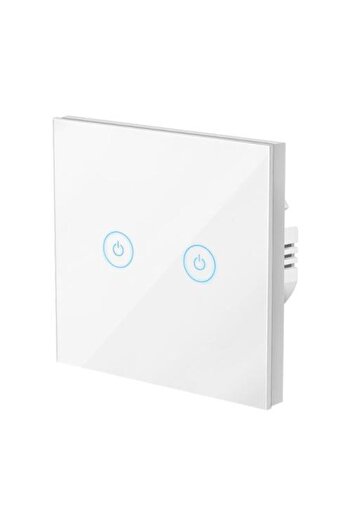 LogiLink LogiLink SH0125 smart switch, Wi-Fi, 2 buttons, touch control, LED indicator