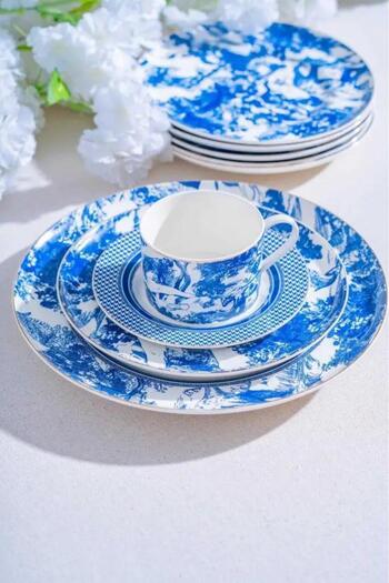 şirin eşyalarım Destinee Porcelain 19 Piece Cake Set for 6 People