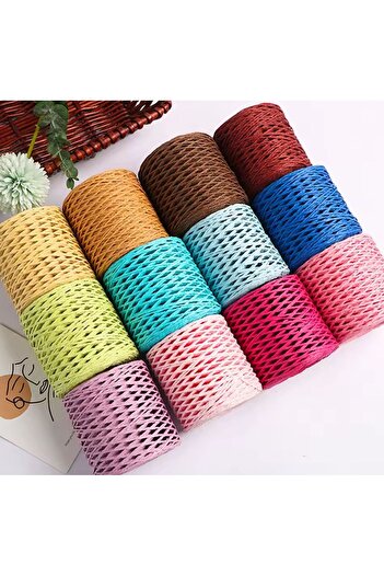 OZN AKSESUAR Paper String, Coil Paper String, Bag Making, Hat Making, DIY Making (100Gr) G45