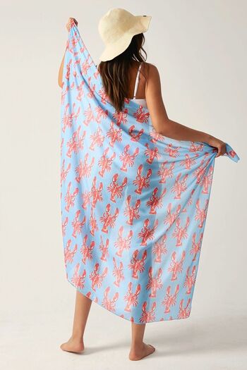 Hiccup Patterned Maxi Pareo
