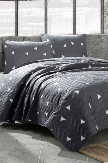 Eponj Home Multi-Purpose Cover Single Triangle Gray