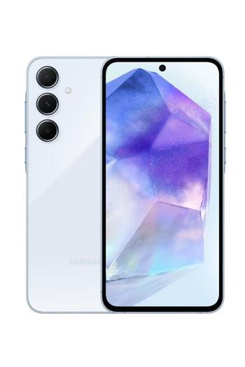 Samsung Galaxy A55 5G - Exynos cu 8 nuclee, ecran AMOLED FHD+ de 6,6", 128 GB/8 GB, albastru, dual SIM