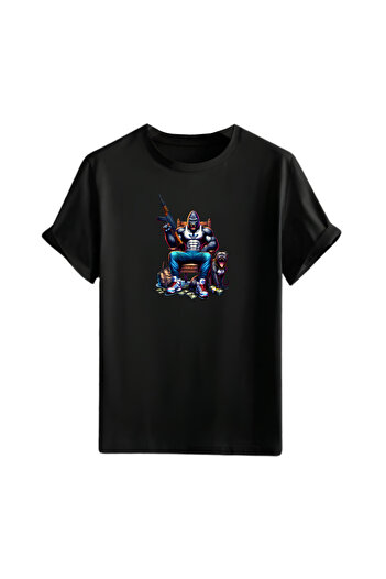 Gölge Store Animation Character Printed Oversize Unisex T-Shirt