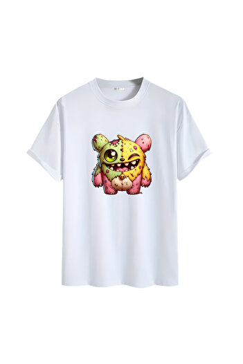 Gölge Store Animation Character Printed Oversize Unisex T-Shirt