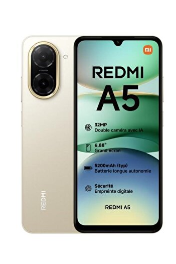Xiaomi Telefon mobil Xiaomi Redmi A5, Dual SIM, 3GB RAM, 64GB, Auriu
