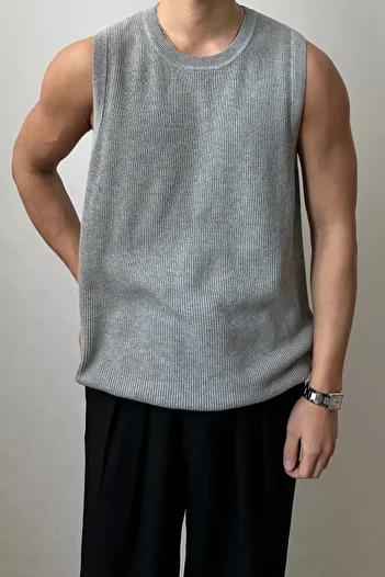 Tarz Cool Men's Crew Neck Oversize Sweater