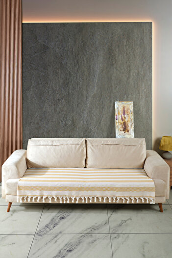 LADYNİL Summer Seat Cover 115X200 Mustard