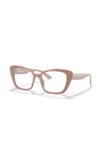 Prada Woman Pillow Eyeglasses- Pr 01yv - Lense Size:53mm - Pink Alabaster