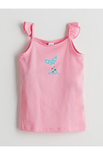LC Waikiki Printed Baby Girl Undershirt and Shorts 2 Pack