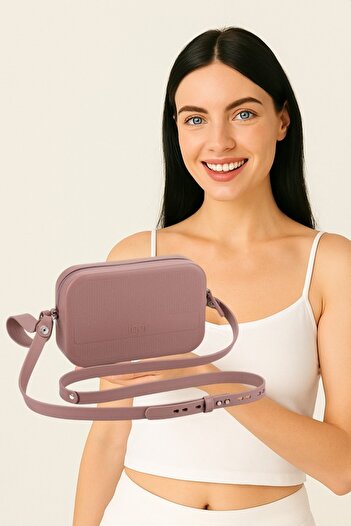 IGOR Ane Women's 13X20 Strap Shoulder and Hand Bag Rosa Dusty Rose