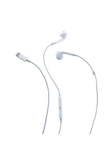 Fiesta Fiesta FISEMW10 Stereo Headphones, Microphone, USB Type C (White)