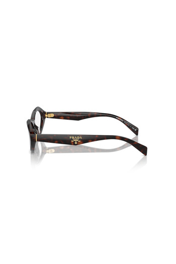 Prada Woman Irregular Eyeglasses- Pr A21v - Lense Size:53mm - Root Tortoise